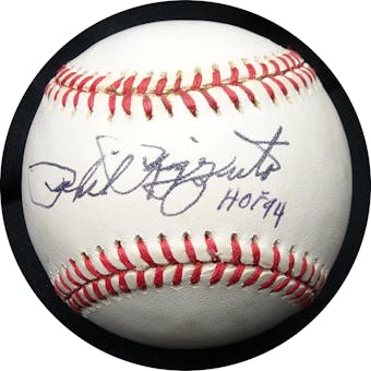 Phil Rizzuto Autographed AL Brown Baseball (HOF 94) JSA RR92743 (Reed Buy)