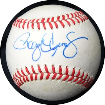 Roger Clemens Autographed AL Brown Baseball JSA RR92802 (Reed Buy)