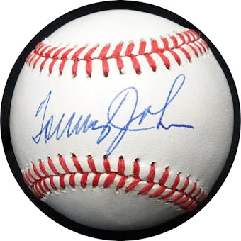 Tommy John Autographed NL Giamatti Baseball JSA RR92732 (Reed Buy)