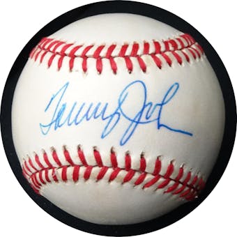 Tommy John Autographed NL Giamatti Baseball JSA RR92741 (Reed Buy)
