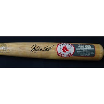 Carlton Fisk Autogaphed Coopersrown Baseball Bat "MLB Team Series" Boston Red Sox JSA RR92870 (Reed Buy)