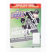 2021/22 Upper Deck Series 2 Hockey 6-Pack Blaster Box
