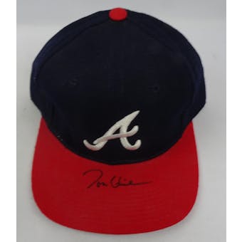 Tom Glavine Autographed Atlanta Braves Fitted Baseball Hat (7 1/4) JSA RR92217 (Reed Buy)