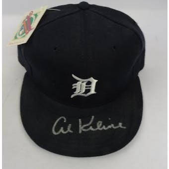 Al Kaline Autographed Detroit Tigers Fitted Baseball Hat (7 1/4) JSA RR92215 (Reed Buy)