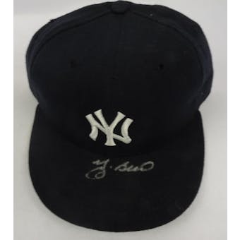 Yogi Berra Autographed New York Yankees Fitted Baseball Hat (7 1/4) JSA RR92213 (Reed Buy)