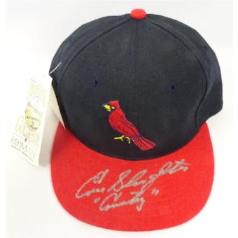 Enos Slaughter Autographed St. Louis Cardinals Fitted Baseball Hat ("Country") (7 3/8) JSA RR92226 (Reed Buy)