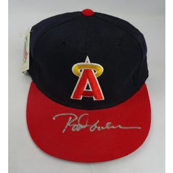 Rod Carew Autographed Californa Angels Fitted Baseball Hat (7 1/8) JSA RR92222 (Reed Buy)