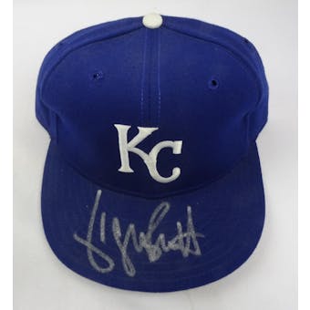 George Brett Autographed Kansas City Royals Fitted Baseball Hat (7 5/8) JSA RR92221 (Reed Buy)