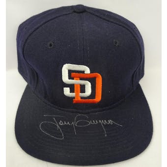 Tony Gwynn Autographed San Diego Padres Fitted Baseball Hat (7 1/4) JSA RR92236 (Reed Buy)