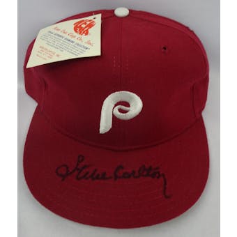 Steve Carlton Autographed Philadelphia Phillies Fitted Baseball Hat (7 1/8) JSA RR92232 (Reed Buy)