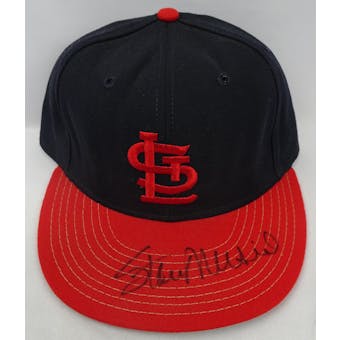 Stan Musial Autographed St. Lous Cardinals Fiited Baseball Hat (7 3/8) JSA RR92229 (Reed Buy)