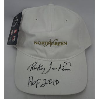 Rickey Jackson Autographed North Green Adjustable Hat (57)(HOF 2010) JSA RR92228 (Reed Buy)