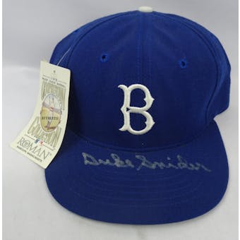 Duke Snider Autographed Brooklyn Dodgers Fitted Baseball Hat (7 1/2) JSA RR92203 (Reed Buy)