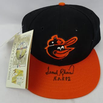 Frank Robinson Autographed Baltimore Orioles Fitted Baseball Hat (H.O.F. 82) (7 1/4) JSA RR92199 (Reed Buy)