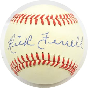 Rick Ferrell Autographed AL Brown Baseball JSA RR92708 (Reed Buy)