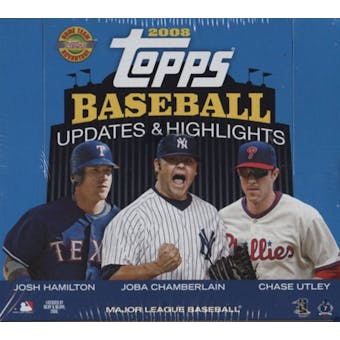 2008 Topps Updates & Highlights Baseball Jumbo Box