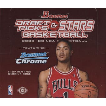 2008/09 Bowman Draft Picks & Stars Basketball Hobby Box