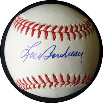 Lou Boudreau Autographed AL Brown Baseball JSA RR92978 (Reed Buy)
