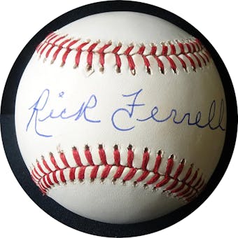 Rick Ferrell Autographed AL Brown Baseball JSA RR92992 (Reed Buy)