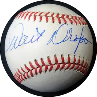 Walt Dropo Autographed Brown Baseball JSA RR92956 (Reed Buy)