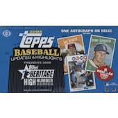 2008 Topps Heritage High Number Edition Baseball Hobby Box