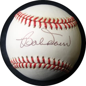 Bob Doerr Autographed AL Brown Baseball JSA RR77019 (Reed Buy)