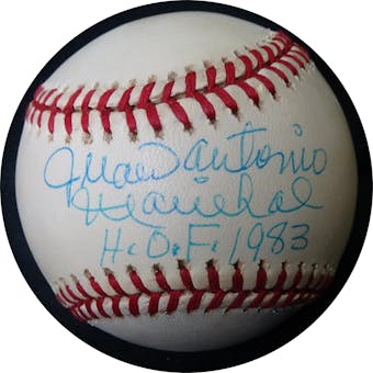 Juan Antonio Marichal Autographed NL White Baseball (HOF 1983) JSA RR77023 (Reed Buy)
