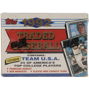 1992 Topps Traded & Rookies Baseball Factory Set