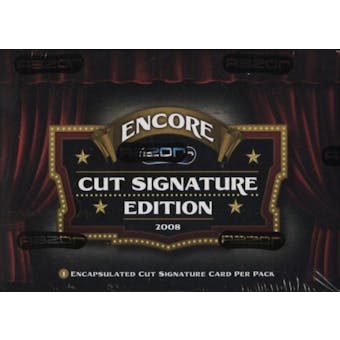 2008 Razor Cut Signature Encore Edition Hobby Box
