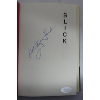 Whitey Ford Autographed Hardcover Book "Slick" JSA RR92271 (Reed Buy)