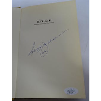 Reggie Jackson Autographed Hardcover Book "Reggie" JSA RR92276 (Reed Buy)