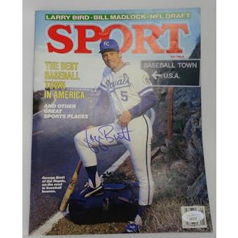 George Brett Autographed "Sport" Magazine JSA RR92329 (Reed Buy)