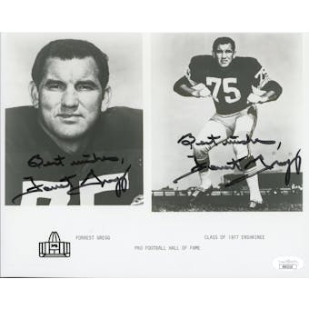 Forrest Gregg Hall of Fame Autographed 8x10 B&W Photo JSA RR92318 (Reed Buy)