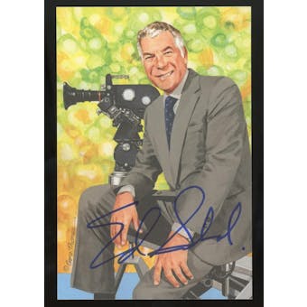Ed Sabol Autographed Goal Line Art Card JSA RR92370 (Reed Buy)