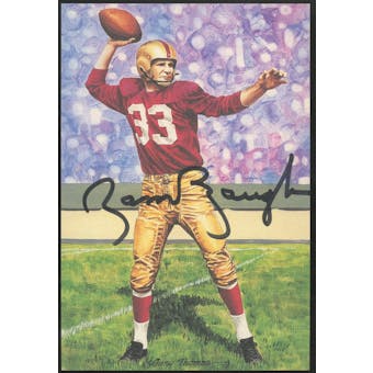 Sammy Baugh Autographed Goal Line Art Card JSA RR47508 (Reed Buy)