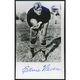 Ernie Nevers Autographed Black & White Postcard JSA RR47496 (Reed Buy)