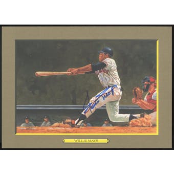 Willie Mays S.F. Giants Autographed Perez-Steele Great Moments JSA RR92260 (Reed Buy)