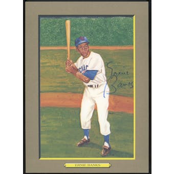 Ernie Banks Chicago Cubs Autographed Perez-Steele Great Moments JSA RR92253 (Reed Buy)