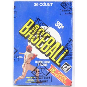 1981 Donruss Baseball Wax Box (BBCE) (Reed Buy)
