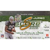 2008 Score Football Jumbo Box