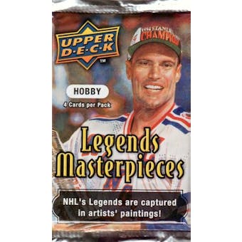 2008/09 Upper Deck Legends Masterpieces Hockey Hobby Pack
