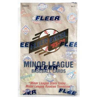 1993/94 Fleer Excel Minor League Baseball Hobby Box (Reed Buy)