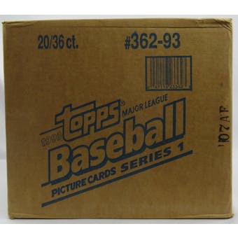 1993 Topps Series 1 Baseball Hobby Case (Reed Buy)