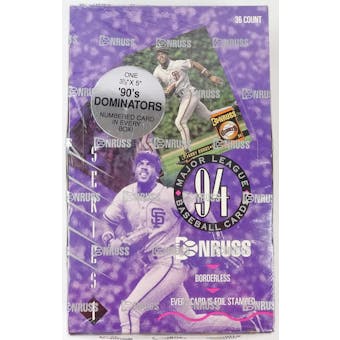 1994 Donruss Series 1 Baseball Hobby Box (Reed Buy)