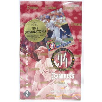 1994 Donruss Series 2 Baseball Hobby Box (Reed Buy)