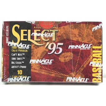 1995 Pinnacle Select Baseball Hobby Box (Reed Buy)