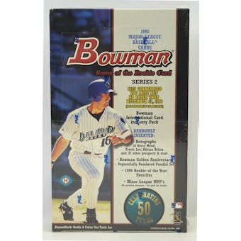 1998 Bowman Series 2 Baseball Hobby Box (Reed Buy)