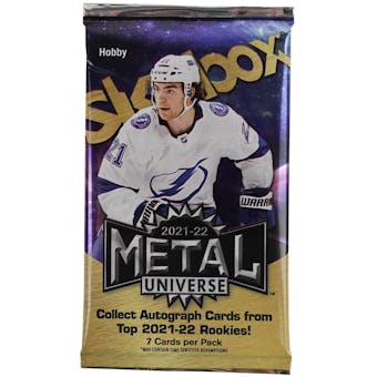 2021/22 Upper Deck Skybox Metal Universe Hockey Hobby Pack