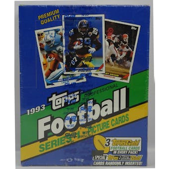 1993 Topps Series 1 Football Rack Box (Reed Buy)