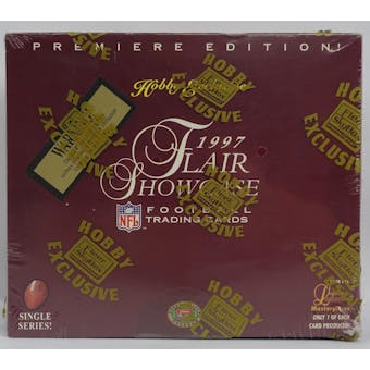 1997 Flair Showcase Football Hobby Box (Reed Buy)